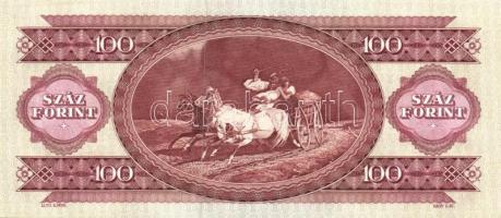 1984. 100Ft (4x) egymásutáni sorszámmal T:II+ Csak egyszer hajtva, törve nem!