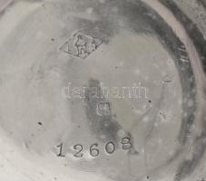 Ezüst(Ag) óra, jelzett, hiányos, nem jár, d: 3 cm, bruttó: 18,2 g