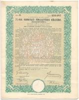 Budapest 1942. "A Magyar Királyság 3%-kal Kamatozó Törlesztéses Államadóssága" kötvénye 100P-ről szárazpecséttel, szelvényekkel + 1944. "A Magyar Királyság 3%-kal kamatozó törlesztéses kölcsöne (búzakötvénye)" 100q búza értékéről szárazpecséttel, szelvényekkel T:F