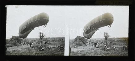 cca 1914-1918 I. világháborús sztereo üvegpozitívok, össz. 10 db, a felvételek között az SMS Bellona...