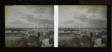 cca 1914-1918 I. világháborús sztereo üvegpozitívok, össz. 10 db, a felvételek között az SMS Bellona...