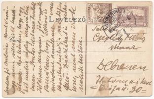 1922 Lőcse, Leutschau, Levoca; Szepes vármegye címere. Athenaeum Rt. kőnyomása / coat of arms. Art N...