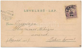 1901 Ada Kaleh (Orsova), Türkischer Bazar und Insel / Török bazár üzlet és sziget / Turkish shop and...