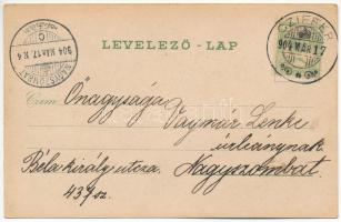 1904 Cífer, Czifer, Cziffer, Biksárd; templom, Gróf Zichy kastély, Kis kastély, Tósziget. Hermann Kl...