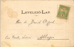 1903 Zsolna, Sillein, Zilina; Cs. kir. szab. Kassa-Oderbergi Vasút (KsOD) éttermes kocsija, vonat be...