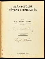 Grábner Emil: Szántóföldi növénytermesztés. Bp., 1935, "Pátria", 859 p. Első kiadás. Átköt...