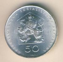 Csehszlovákia 1971. 50K Ag "Lenin" T:2+