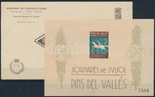 Polgárháborús magánkiadás 1936-1938 4 klf blokk / Civil War Private Edition 1936-1938 4 different bl...