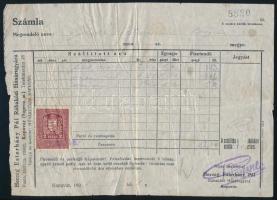 1932 Kapuvár, Herceg Esterházy Pál Rábaközi Húsárugyára fejléces számla