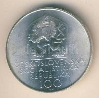 Csehszlovákia 1971. 100K Ag "Josef Manes" T:1