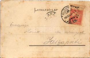 1904 Szatmárnémeti, Satu Mare; 1854-1904 Dilectione et pace / Római katolikus székesegyház, Meszlény...