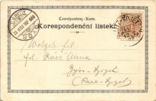 1899 (Vorläufer) Bystrice pod Hostynem, Bistritz am Hostein; Chrám Páne, Zámek, Studánka, Myslivna v...