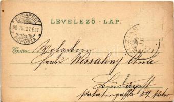 1899 (Vorläufer) Buziás, Buziásfürdő, Baile Buzias; Gyógyterem, Mihály-forrás, Meleg fürdő, Fasor a ...