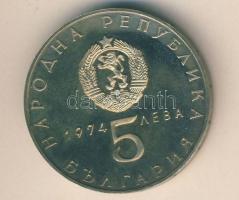 Bulgária 1974. 5L Ag "Felszabadulás" T:exPP