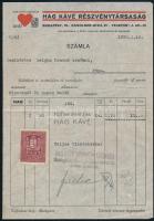 1930 HAG Kávé R.T. fejléces számla