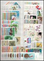 80 klf komplett sor, 100 klf egyedi bélyeg, 10 klf blokk 2 berakólapon / Hungarian 80 different sets...