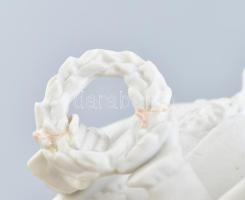 Goebel Schiller és Goethe biszkvit porcelán figura. Jelzett, javított 20 cm