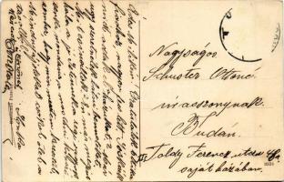 Pozsony, Pressburg, Bratislava; Az 1913. évi május 17-i nagy tűzvész után a Váralján a zsidó negyedb...