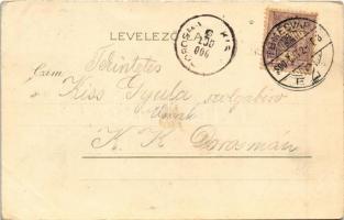 Temesvár, Timisoara; Kunstanstalt Kosmos Art Nouveau, litho s: Geiger R. (EK)