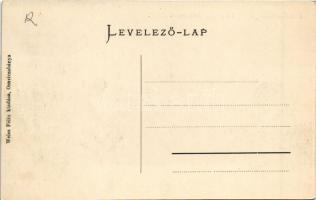 Oravicabánya, Oravita; Fő utca a Magyar Korona szállodával, Huber Hugó fodrász üzlet. Weisz Félix ki...