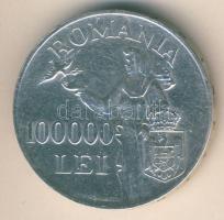 Románia 1946. 100.000L Ag I.Mihály T:2