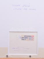 Morvay László (1947-2004): Vacsora. Rézkarc, papír. Jelzett. Dekoratív, üvegezett fakeretben. Hátold...