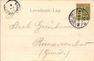 1902 Nagyvárad, Oradea; Igazságügyi palota. Csathó Gábor és társa kiadása / palace of justice. Art N...