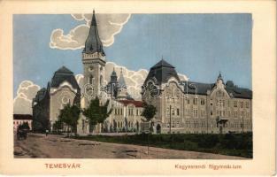 Temesvár, Timisoara; Kegyesrendi főgimnázium / grammar school