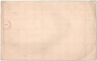 Budapest 1913. "Mercur Váltóüzleti Részvénytársaság" részvénye 200K-ról szárazpecséttel, b...