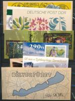 16 db magyar és 7 db külföldi bélyegfüzet / 16 Hungarian and 7 foreign stamp booklets