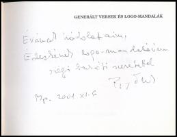 Papp Tibor: Generált versek és logo-mandalák. Papp Tibor (1936- 2018) József Attila-díjas író, költő...