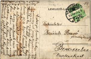 1913 Nagyvárad, Grosswardein, Oradea; Nogáll Szent Vince Intézet belső, nappali terem / school inter...