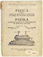 Heinrich László, László Tihamér: Fizika A Magyar Tannyelvű Középiskolák III. Osztálya Számára. Koloz...