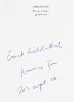 Hammer Ferenc: Fekete & fehér gyűjtemény. A szerző, Hammer Ferenc (1963-) szociológus által DEDI...