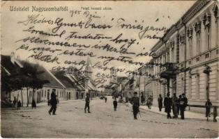 1905 Nagyszombat, Tyrnau, Trnava; Felső hosszú utca / street (EB)