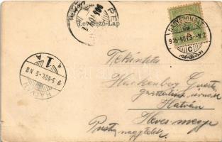 1905 Nagyszombat, Tyrnau, Trnava; Felső hosszú utca / street (EB)