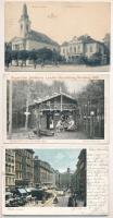 33 db RÉGI képeslap vegyes minőségben: történelmi magyar és sok külföldi város, motívumok / 33 pre-1...
