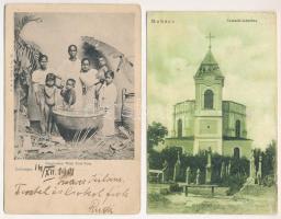 33 db RÉGI képeslap vegyes minőségben: történelmi magyar és sok külföldi város, motívumok / 33 pre-1...