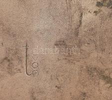 Tevan Margit (1901-1978): Iparművész fém doboz, plasztikus figurális díszítéssel. réz Jelzett, 13,5x...