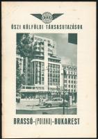 1962 IBUSZ külföldi társasutazások: Kolozsvár-Nagyvárad, Brassó-(Poiana)-Bukarest, Berlin-Potsdam-Pr...