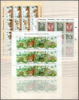 10 klf teljes ív az 1990-es, 2000-es évekből 2 berakólapon (56.000) / 10 different complete sheets f...