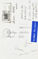 1985 Puskás Ferenc az Aranycsapat legendás csatárának valamint Kárpáti György vizilabdászó olimpiai ...