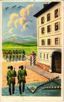 1940 Magyar biztonság. Ketten jöttek egy század helyébe. Kiadja az Ereklyés Országzászló Nagybizottsága / Hungarian irredenta propaganda, Treaty of Trianon (fa)
