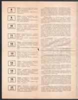 1937 Meinl Gyula Rt. Háztartásgazdasági Tanácsadója, étrend 1937. június hónapra, receptekkel