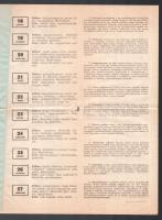 1937 Meinl Gyula Rt. Háztartásgazdasági Tanácsadója, étrend 1937. június hónapra, receptekkel