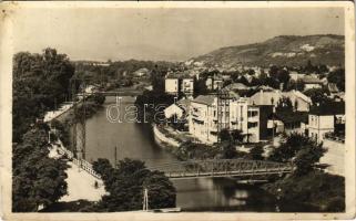 1944 Kolozsvár, Cluj; Szamosparti részlet / Somes riverside (szakadás / tear)
