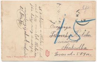 Kula, Szent István utca, Kosa György vas és fűszerkereskedés üzlete. J. Singer kiadása / street, sho...