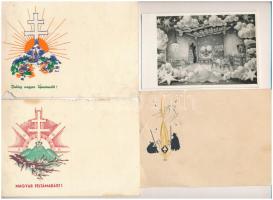 11 db RÉGI Bozó Gyula művész képeslap vegyes minőségben / 11 pre-1945 Hungarian art postcards signed by Bozó in mixed quality