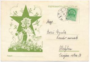 1940 Eszperantó levelezőlap / Hungarian esperanto postcard s: Fábián I. (EK)