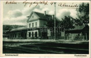 1936 Balatonalmádi, vasútállomás